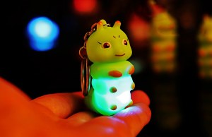 LED Vinyl Keychain