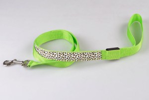 LED Leopard Print Dog Leash:AR-246