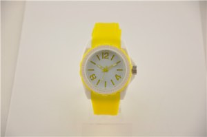 Bright Wristband Quartz Silicone Watch