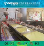 Pvc wall panel extruder making machines with double screw