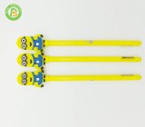 Minions shape promotional best gel pens