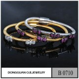 B710 New Items Snake Chain Jewelry Magnet Zircon Bracelet