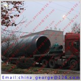 Large capacity hot sale wet process cement rotary kiln sold to Samarkand
