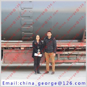 Large capacity hot sale chromium rotary kiln sold to Olot