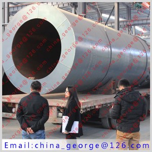 Large capacity hot sale wet process cement rotary kiln sold to Korakul