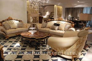 Luxury living room furniture sofa sets Italy style Antique Europe style Royal date sofa