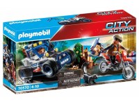 Playmobil City Action - Policier avec voiturette et voleur à moto (70570)
