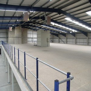 Warehouse steel platform