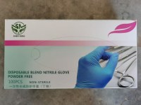 Disposable blend nitrile gloves