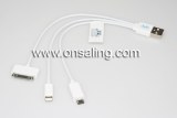 2016 more popular 3 in 1 USB Charge/Sync data cable