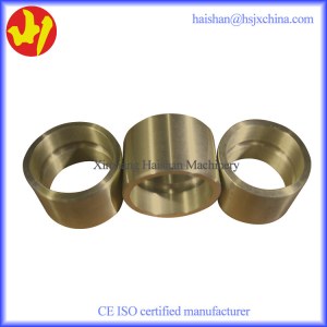 Customized best selling machining bronze bushings for Metso