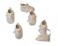 Baby Christening Shoes - Boys - Cream
