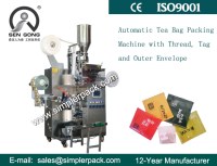Multi-function Organic Herbal Tea Bag Packing Machine with Outer Envelope