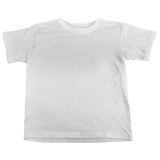 T-shirt white child 100% cotton 145g