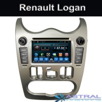 2 Din Android Car PC System Renault Logan Dvd Player OEM Factory