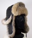 Hat fur hat and leather Lamb Fur Rabbit