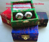 Supply Chinese metal chiming baoding balls for hand exercise