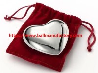 Supply new metal key ring gifts which with chiming heart shape