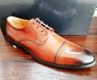 Fabrication de chaussure homme made in Italy tout cuir