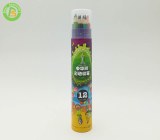 Promotional custom logo paper barrel color pencils