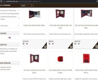 Small fire alarm control panel 2 zone RS485 fire alarm panel