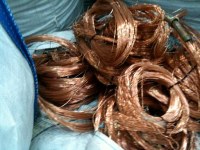 Bare Copper Wire: 99,99%-99.96% 4400€/TM