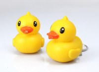 LED Rubber Duck Project Sound Keychain:CQ-015