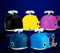 LED Enamored Whale Sound Keychain:CQ-033