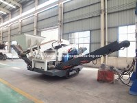 Crawler mobile crushing plant, Factory price ore Stone crushing machine