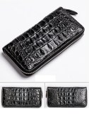 Thailand Crocodile Leather Wallet Men's Long Handbag Casual Business Clutch Bag Men's...