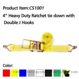 CS1001 4” 20000lbs heavy duty ratchet straps