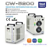 S&A chiller CW-5200 for Close water Cooled lab Press Plate