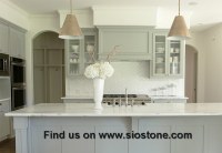 Elegant Artificial Quartz Stone Kitchen Countertop and Vanity Top