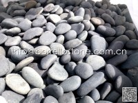 Flat Mexican pebbles stone