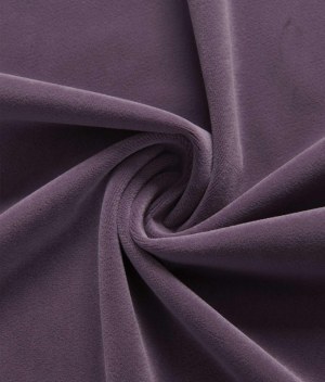 Dark Purple Terry Velvet Fabric