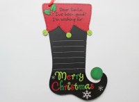 Indoor And Outdoor Colorful Paper Board Christmas Socks Boot Canes Letter Words And Sta...