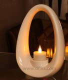 DFL cream ceramic tea light candle holder