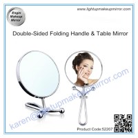 Double-Sided Folding Handle & Table Mirror