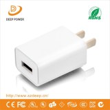 Level 6 5V 1A EU US CN White Slim Fireproof Micro Usb Travel Wall Mobile Phone Charger