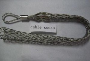 6-9mm cable mesh grip/steel wire mesh grip/connection for cable