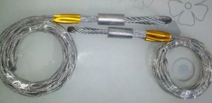 Single lattice weave cable pulling grips