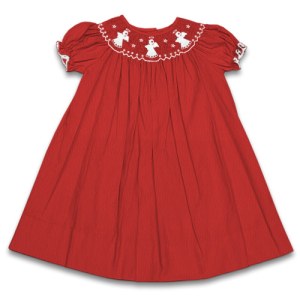 Smocked infant girl dresses DR 1392