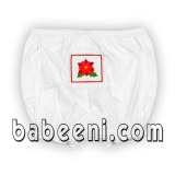 White baby bloomers