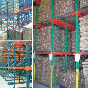 Used storage warehouse drive in rack