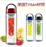 Sj24-TRITAN fruit infuser bottle drink equipment BPA free popular style high level 700ML