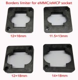 EMMC/eMCP test Socket borders limiter,frame guider,11.5_13mm,12_16mm,12_18mm,14_18mm,fo...