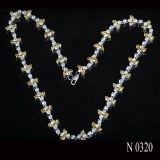 N320 Best Selling Fashion Designs Yellow Stone Dainty Jewelry