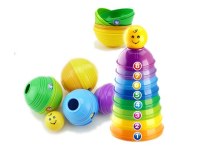 Puzzle toys stacked cups