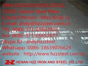 Supply:S355JR,S355J0,S355J2,S355K2,Carbon Structural Steel Plate,High Strength Structur...