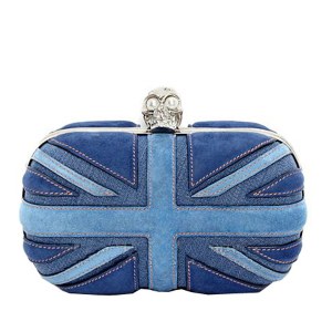 Blue Union Jack Style Evening Bag EV1103